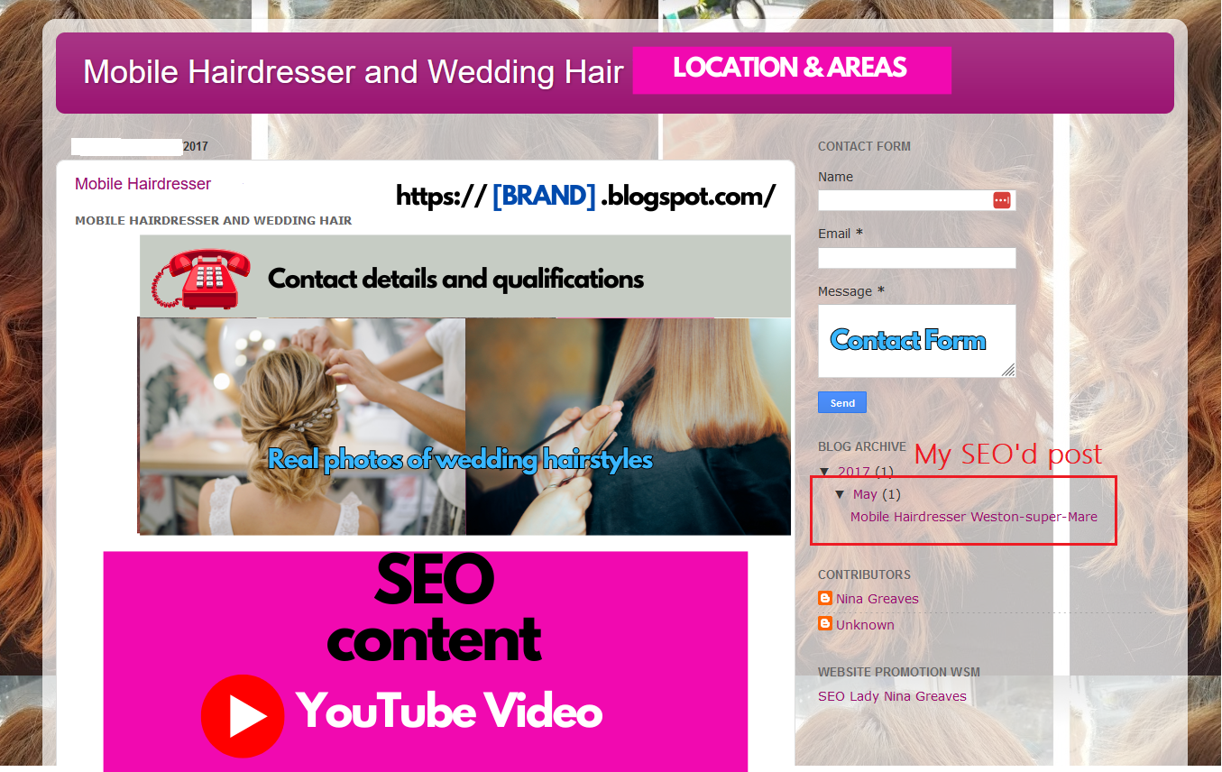 SEO content Google My Business workaround