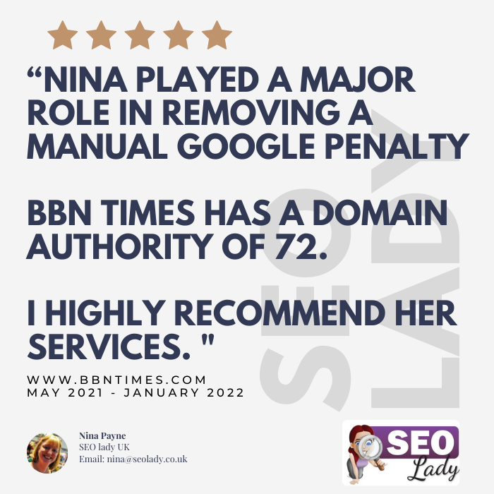 SEO Training Consultant London and UK Tailored AI Mentor How Long Does It Take for Google to remove a Manual Penalty SEO Case Study Disavow Reconsideration Request