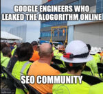 Google engineers vs SEOs algorithm
